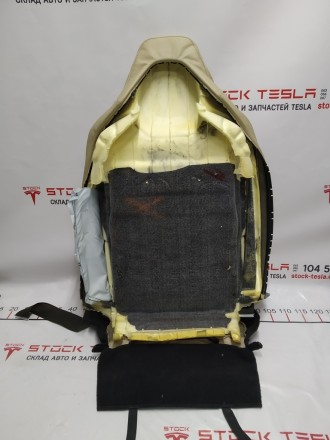 Обшивка спинки водительского сиденья с подогревом PREM TAN на автомобиль Тесла. . . фото 3