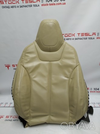 Обшивка спинки водительского сиденья с подогревом PREM TAN на автомобиль Тесла. . . фото 1