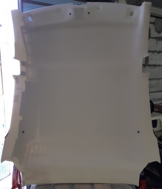 Обшивка потолка без панорамной крыши монокамера ALCANTARA WHITE (в сборе) Tesla . . фото 2