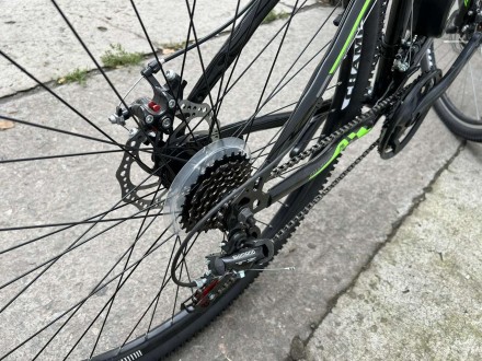  Электровелосипед CrossBike Champion 
 Spark (black-green)
Новая, современная мо. . фото 3