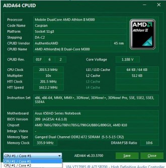 Процесор з ноутбука ASUS X5DAD AMD Athlon II M300 2000 MHz AMM300DB022GQ

Стан. . фото 8