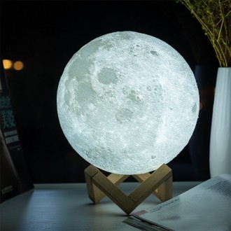 
3D светильник - ночник Magic 3D Moon UFT станет отличным дополнением любого инт. . фото 3