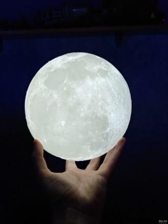 
3D светильник - ночник Magic 3D Moon UFT станет отличным дополнением любого инт. . фото 2
