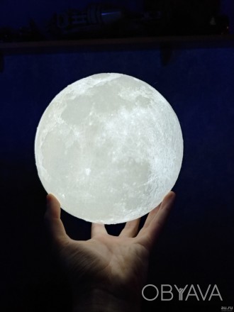 
3D светильник - ночник Magic 3D Moon UFT станет отличным дополнением любого инт. . фото 1