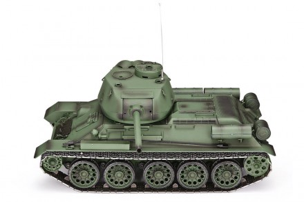 Радиоуправляемая модель советского танка Т-34 в масштабе 1:16 с пневматическим о. . фото 8