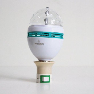 
Диско лампа светодиодная с патроном Crownberg CB-0301 не только озаряет комнату. . фото 5