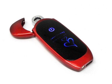 
Аккумуляторная электро импульсная спиральная USB зажигалка L-15634Новым трендом. . фото 6