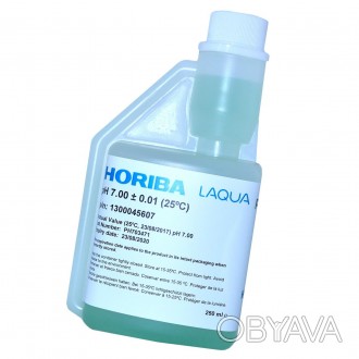 Буферный раствор HORIBA 250-PH-7 предназначен для калибровки показаний pH-метров. . фото 1