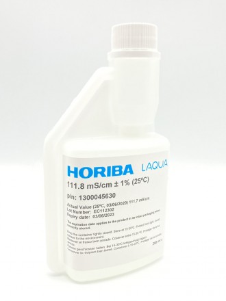 Калибровочный раствор для кондуктометров HORIBA 250-EC-1118 (111,8 mS/cm, 250 мл. . фото 3