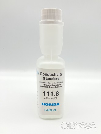 Калибровочный раствор для кондуктометров HORIBA 250-EC-1118 (111,8 mS/cm, 250 мл. . фото 1