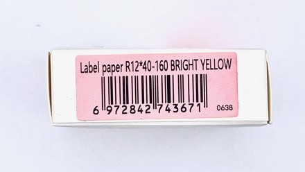 Спеціальні жовті стікери-етикетки для маркування кабелів для ручного принтера NI. . фото 8