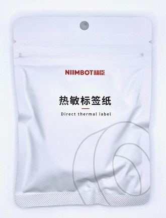  
Спеціальні білі круглі стікери-етикетки для ручного принтера NIIMBOT D11 з вик. . фото 2