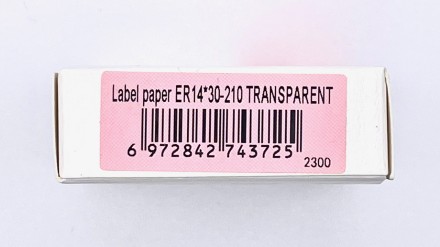 Спеціальні прозорі стікери-етикетки для ручного принтера NIIMBOT D11 з використа. . фото 8