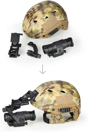 J-arm Helmet Mount - один из элементов крепления ПНВ. Стандартное крепление PVS . . фото 7