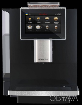  
Dr.Coffee F10 black – суперавтоматическая кофемашина. При высоте корпуса 430 м. . фото 1