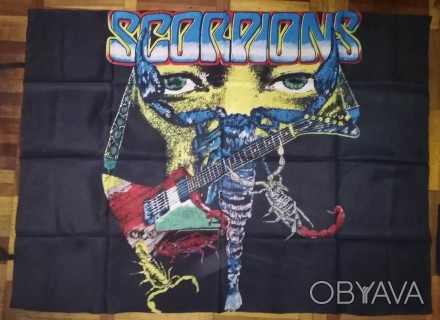 Баннер легендарной группы Scorpions размер 135х85см, 100грн, личная встреча, выс. . фото 1