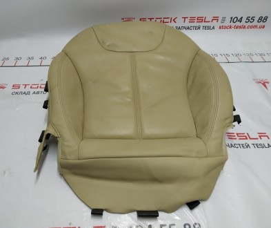 Обшивка нижней части пассажирского сиденья с подогревом PREM TAN Tesla model S 1. . фото 5