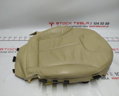 Обшивка нижней части пассажирского сиденья с подогревом PREM TAN Tesla model S 1. . фото 4