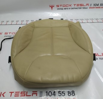Обшивка нижней части пассажирского сиденья с подогревом PREM TAN Tesla model S 1. . фото 2