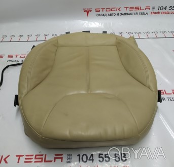 Обшивка нижней части пассажирского сиденья с подогревом PREM TAN Tesla model S 1. . фото 1