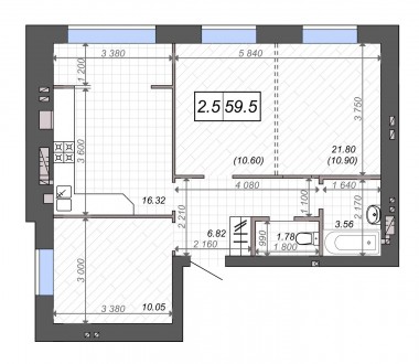 Терміново! Велика 2.5 кімнатна квартира як трикімнатна квартира в Ірпені! 
Квар. Ірпінь. фото 3