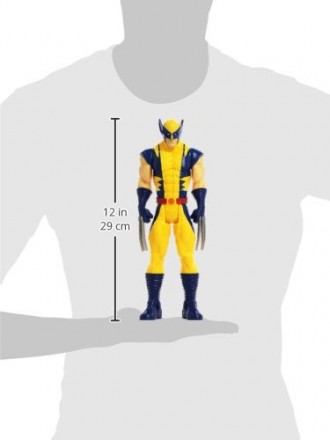 Большая игрушка Hasbro Росомаха, серия Титаны 30 см - Wolverine, Titan Hero Seri. . фото 5