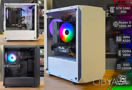 Игровой Компьютер GTX 1060 6Gb, Ryzen 5, DDR4 16Gb, SSD 240Gb Гарантія!