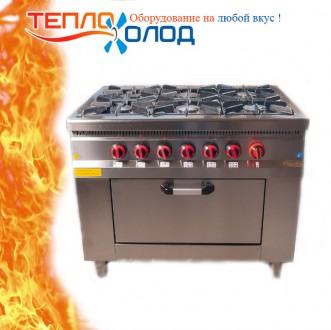 Плита 6-ти конфорочная с духовым шкафом и газовым контроллером Pimak МО15-6. Вінниця. фото 1 Плита 6-ти конфорочная с духовым шкафом и газовым контроллером Pimak МО15-6. Вінниця. фото 1