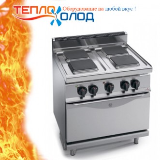 Плита электрическая Bertos E7PQ4+FE1 (БН). Вінниця. фото 1 Плита электрическая Bertos E7PQ4+FE1 (БН). Вінниця. фото 1