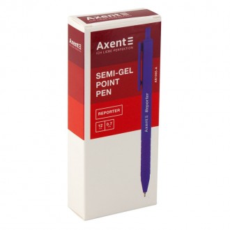 Ручка шариковая автоматическая Axent Reporter 0,7мм черная AB1065-01-A
 
Масляна. . фото 3