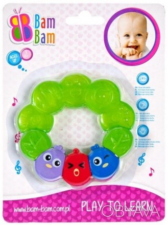 Брязкальце прорізувач Bam Bam жувальне Дитяча іграшка при високій практичності р. . фото 1