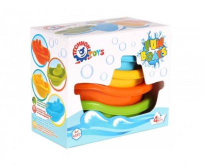 Дитяча іграшка "Кораблики" від ТехноК Набір барвистих корабликів для веселих іго. . фото 2