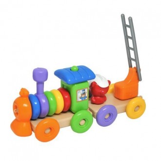 Дитяча розвиваюча іграшка "Funny train" від Тигрес Дитяча розвиваюча іграшка "Fu. . фото 3