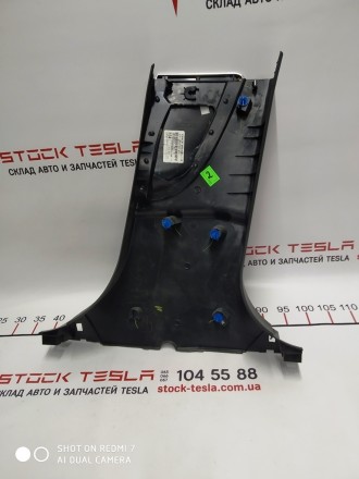Облицовка стойки B нижняя левая LTHR TAN Tesla model S, model S REST 1024631-03-. . фото 4
