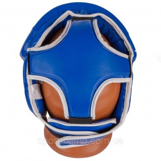 Боксерский шлем тренировочный PowerPlay 3100 PU Синий XL
Назначение: шлем предна. . фото 5