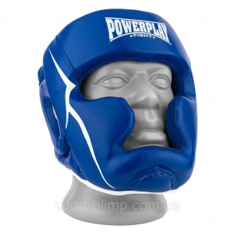Боксерский шлем тренировочный PowerPlay 3100 PU Синий XL
Назначение: шлем предна. . фото 2