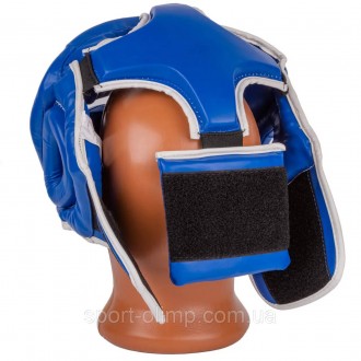 Боксерский шлем тренировочный PowerPlay 3100 PU Синий XL
Назначение: шлем предна. . фото 6