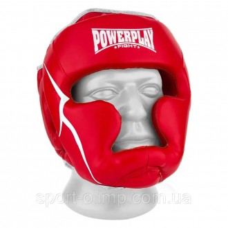 Боксерский шлем тренировочный PowerPlay 3100 PU Красный XL
Назначение: шлем пред. . фото 2