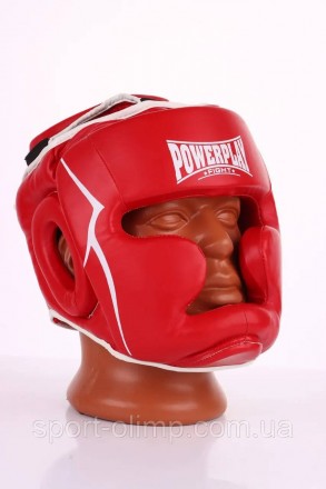 Боксерський шолом тренувальний PowerPlay 3100 PU Червоний XL
Призначення: шолом . . фото 4