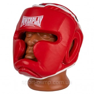 Боксерский шлем тренировочный PowerPlay 3100 PU Красный XL
Назначение: шлем пред. . фото 3
