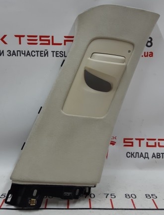 Облицовка стойки B верхняя правая ALCANTARA MX CREAM Tesla model X 1035954-07-H
. . фото 2