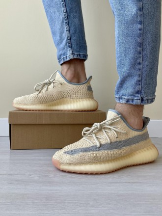 
Кроссовки Yeezy Boost 350 V2- made in China- Рефлективная полоска - Технология . . фото 7