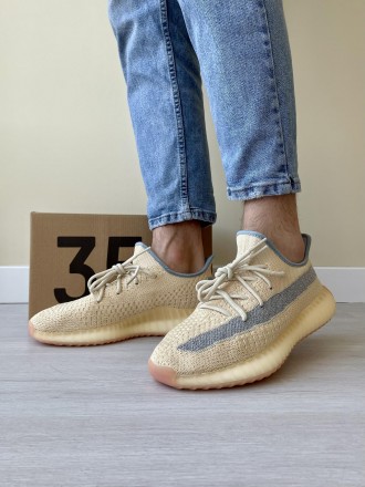 
Кроссовки Yeezy Boost 350 V2- made in China- Рефлективная полоска - Технология . . фото 2