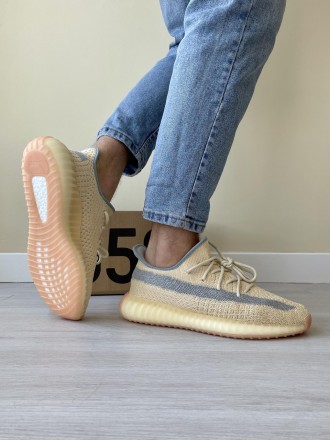 
Кроссовки Yeezy Boost 350 V2- made in China- Рефлективная полоска - Технология . . фото 6