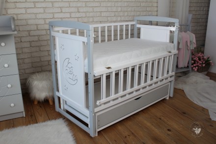 Дитяче ліжечко Baby Comfort TEDDY - уособлення стилю та функціональності. Ліжечк. . фото 3