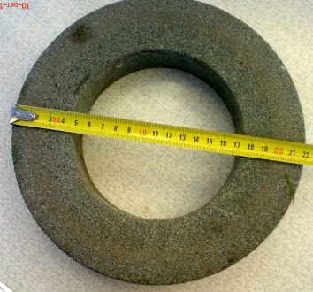 круг шлифовальный абразивный, с промышленного станка, размеры около: высота 4 см. . фото 4