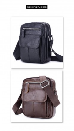 BULLCAPTAIN - Сумка виготовлена з високоякісної шкіри:- ця стильна сумка є міцна. . фото 7