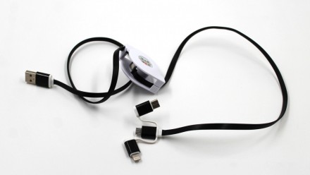 Шнур для моб. pull push 3in1 (улитка). Одеса. фото 1