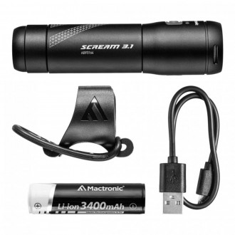Mactronic Scream 3.1 (1000 Lm) USB Rechargeabl - передний велосипедный фонарь пр. . фото 4