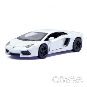 Металева машинка KINSMART KT5355W 1:38 LAMBORGHINI AVENTADOR LP 700-4 інерційна-. . фото 1